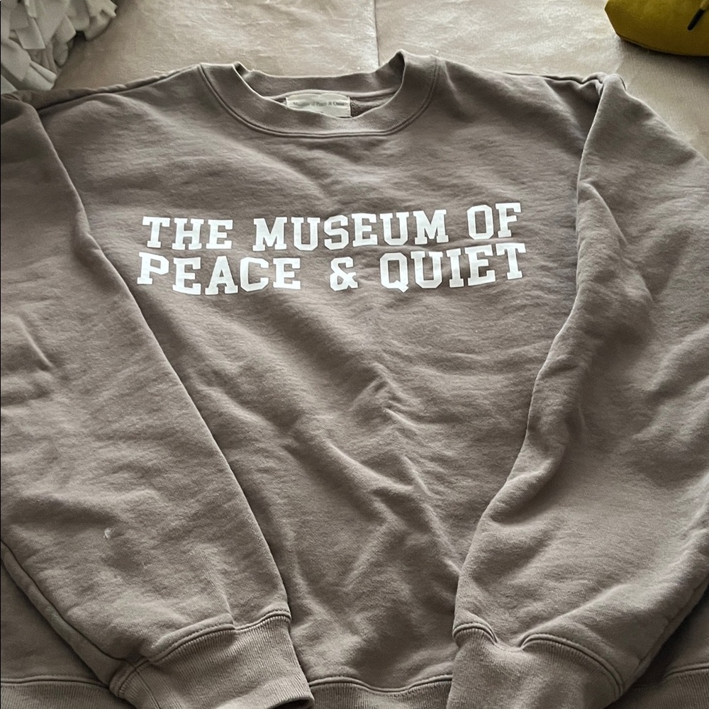 The Museum of Peace & Quiet Men's Crewneck Sweater - Taupe